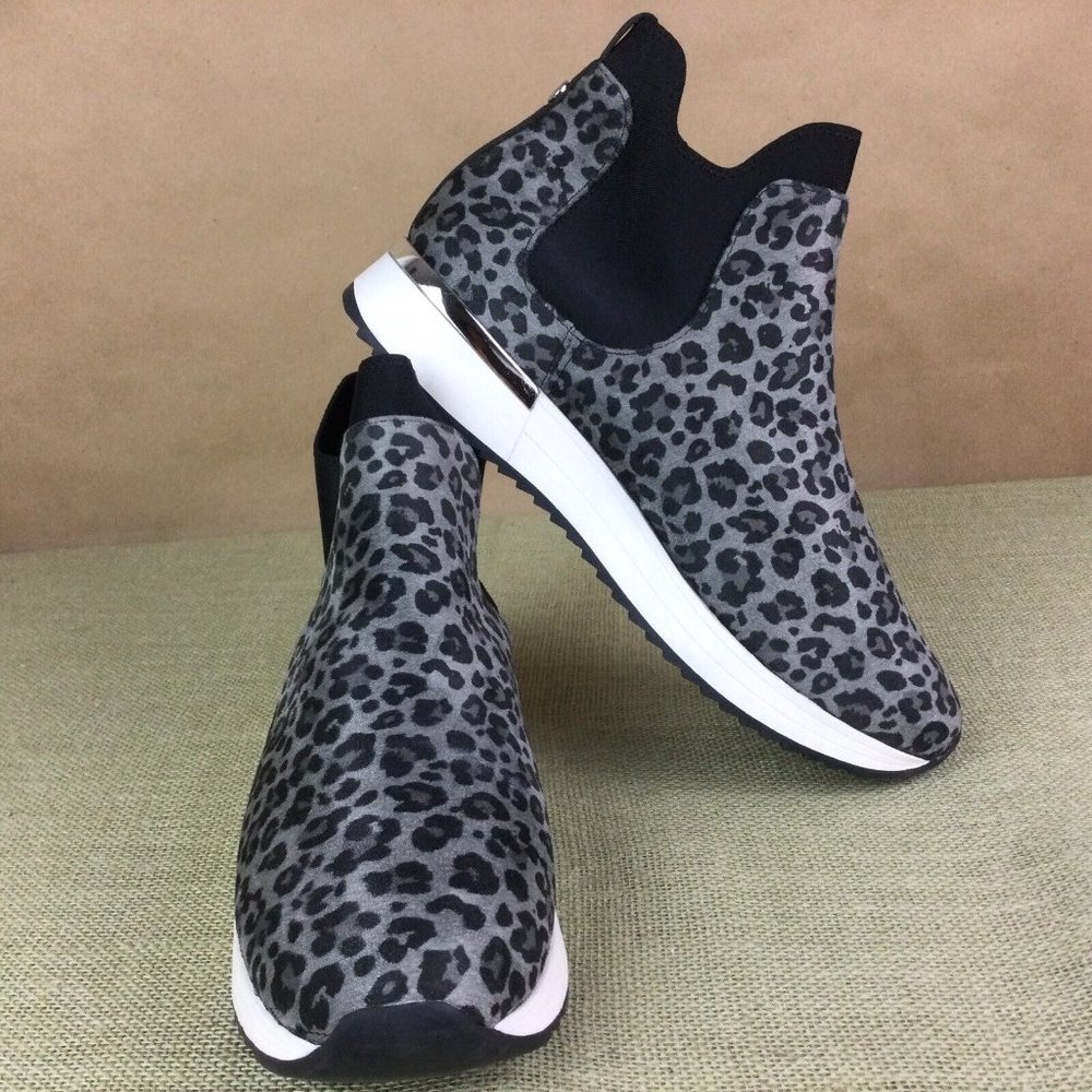 REACTION Kenneth Cole Animal Print Ankle Booties